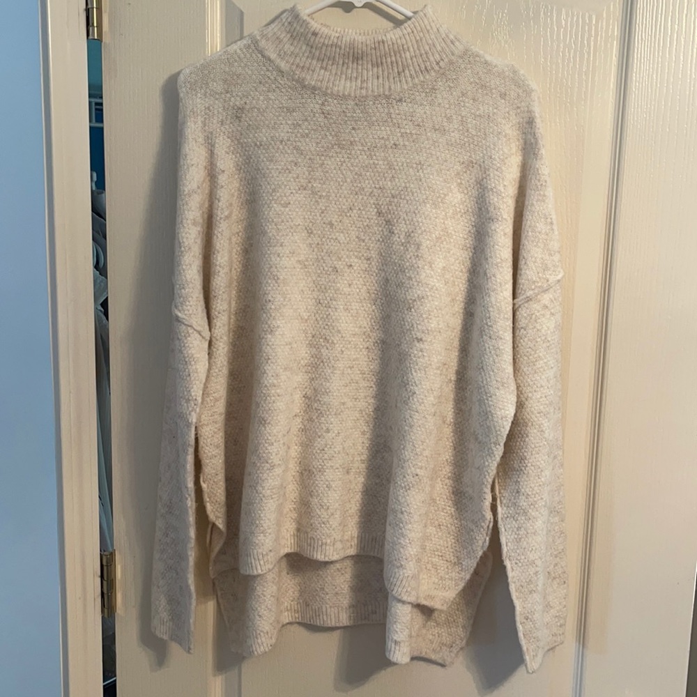 Spring Violet drop shoulder sweater